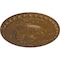 Ekena Millwork Lyon Ceiling Medallion (Fits Canopies up to 3 5/8"), 23 1/2"OD x 3 1/4"P, Smokey Topaz Crackle CM23LYSTC - alternate 2